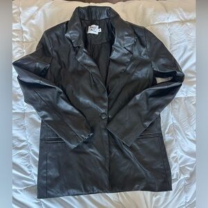 Princess Polly Sleek Black Blazer